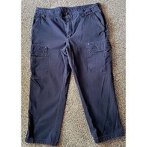 Duluth Trading Co Mens Fire Hose Relaxed Fit Cargo Work 42x29.5 Crouch Gusset